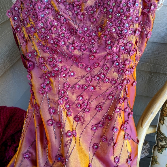 Cache Dresses & Skirts - Cache hand beaded vintage gown!